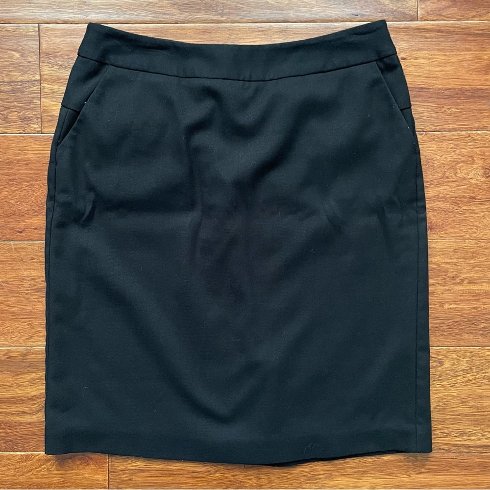 George Me Designs By Mark Eisen Ladies Size 8 Lined Black Pencil Skirt